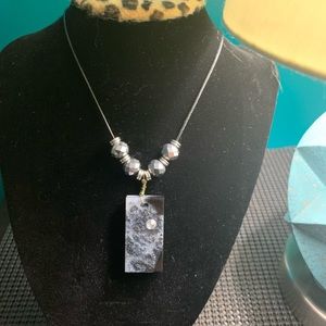 Handcrafted resin necklace